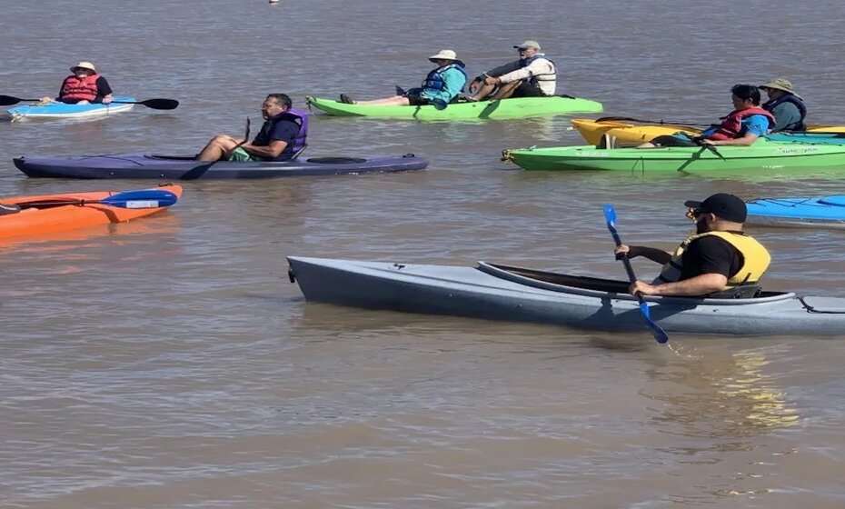 Guided Morning Kayaking & Pilates  Stretching on Caballo Lake