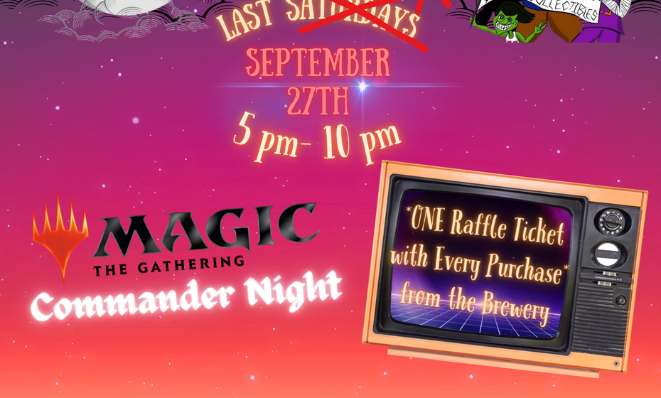 September Hazy Moon Night Market/J&M Sports Card and Collectibles Magic Commander Night