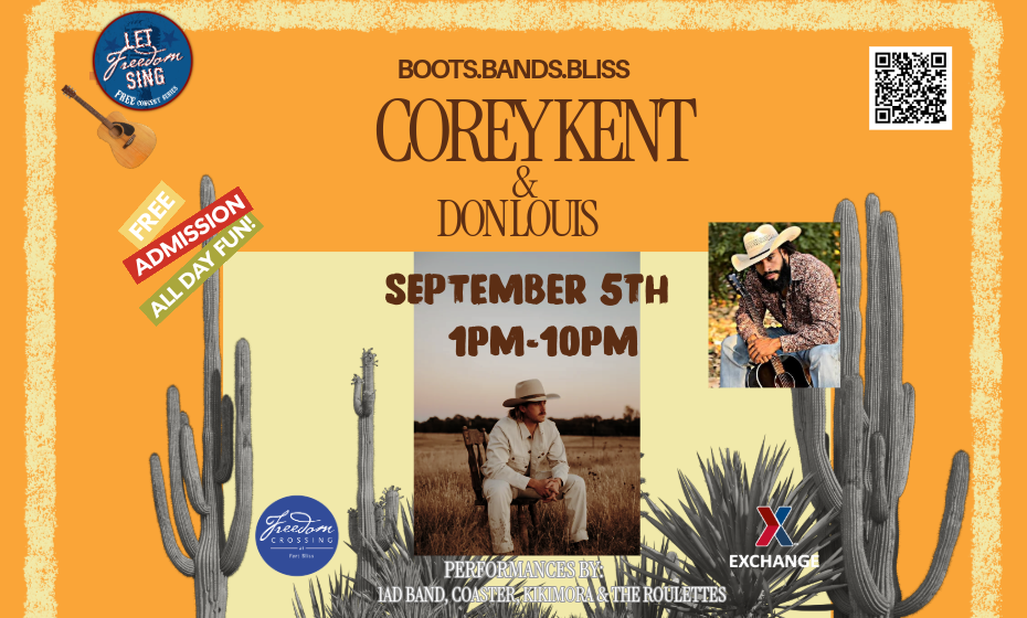 Let Freedom Sing - Corey Kent & Don Louis - Boots.Bands.Bliss.