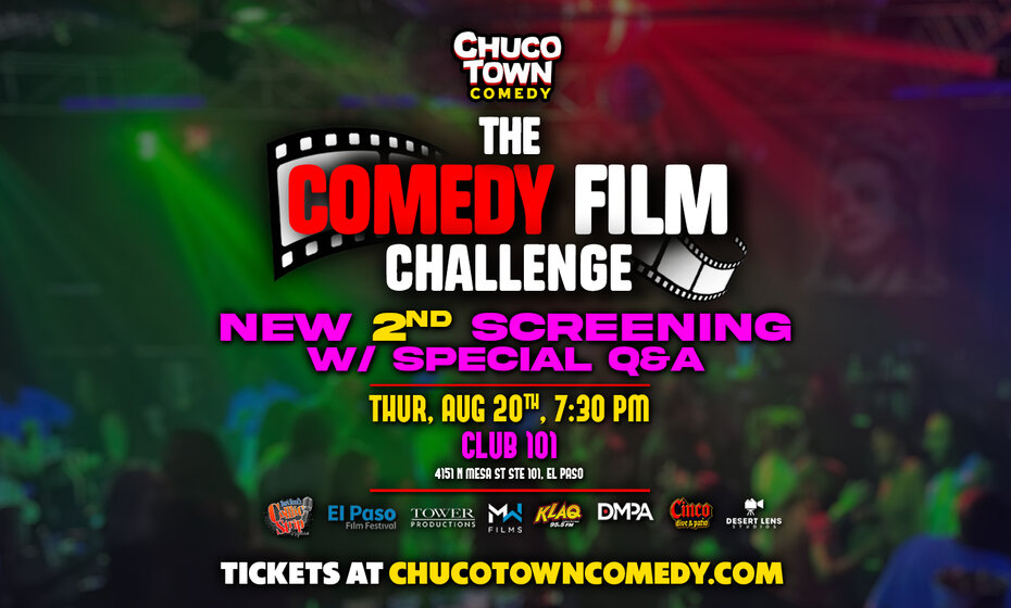 The Comedy Film Challenge - New 2nd Screening with Q&A
