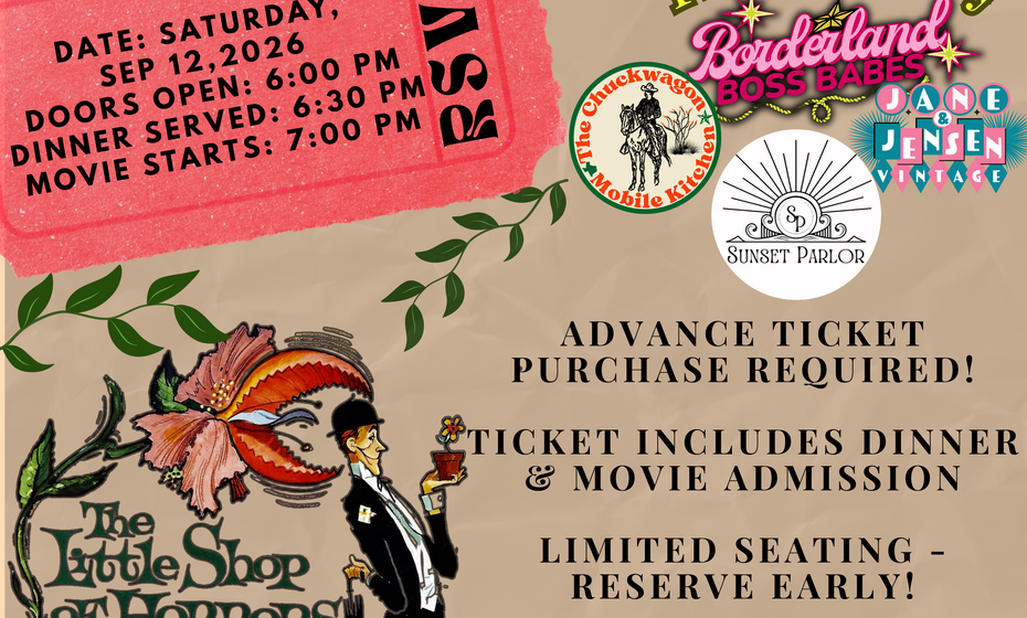 MOVIES AT SUNSET PARLOR: Little Shop Of Horrors