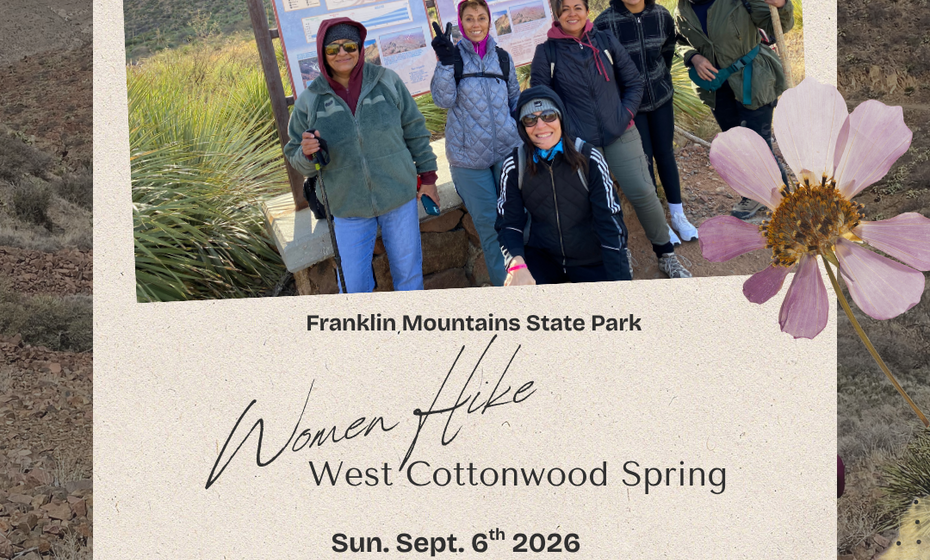 Women Hike to West Cottonwood Spring