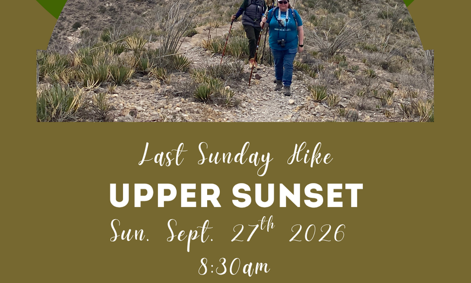 Last Sunday Hike at Upper Sunset Trail