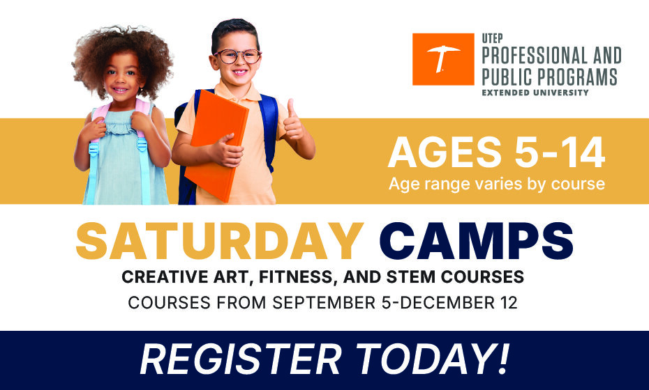 UTEP Youth Programs and Camps - Fall 2026 Saturday Camps (Every Saturday) 