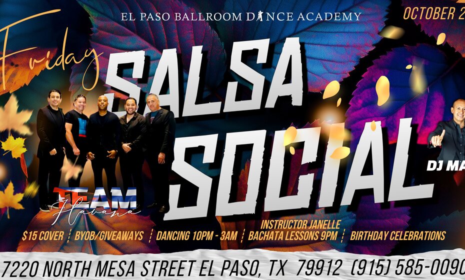 Friday Salsa Social with Team Havana Salsa Band