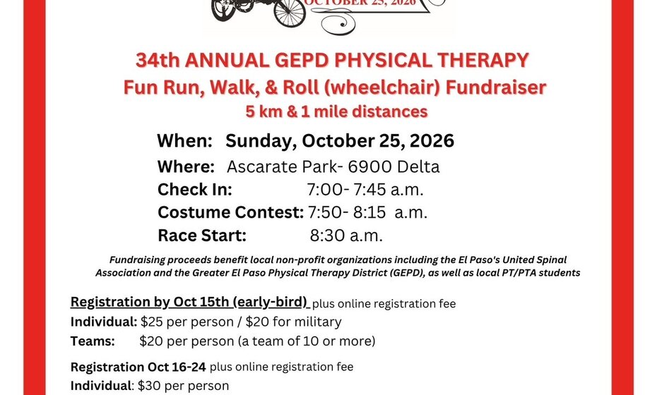 Annual Physical Therapy Run, Walk and Roll Event