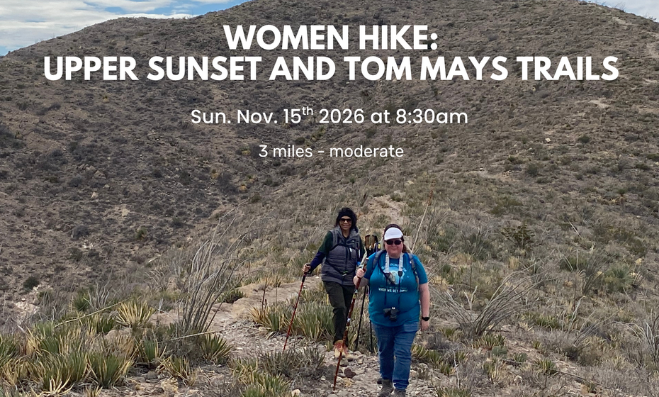 Women Hike at Upper Sunset and Tom Mays Trails