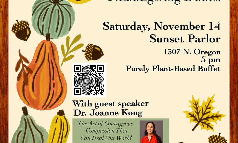 Compassionate Thanksgiving Dinner Vegetarian Society