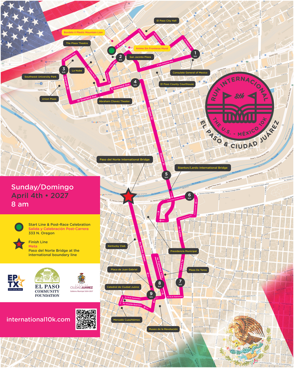 Run International U.S.–México 10K 2027 | El Paso