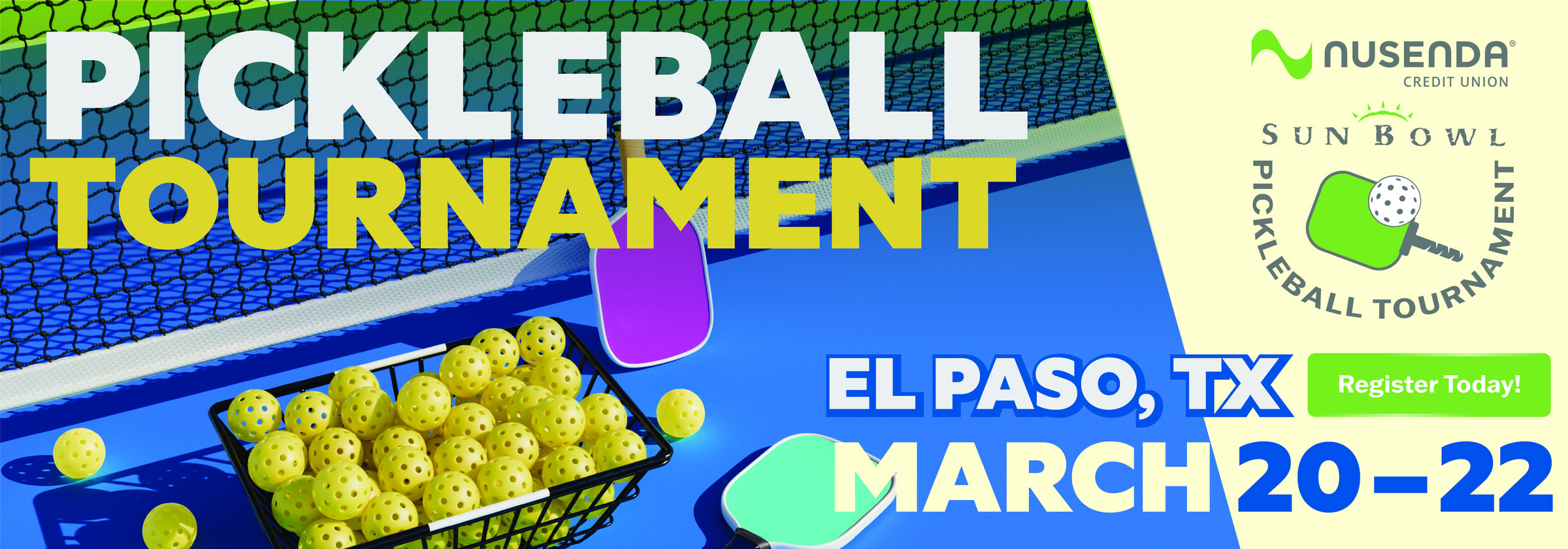 Nusenda Credit Union Sun Bowl Pickleball Tournament